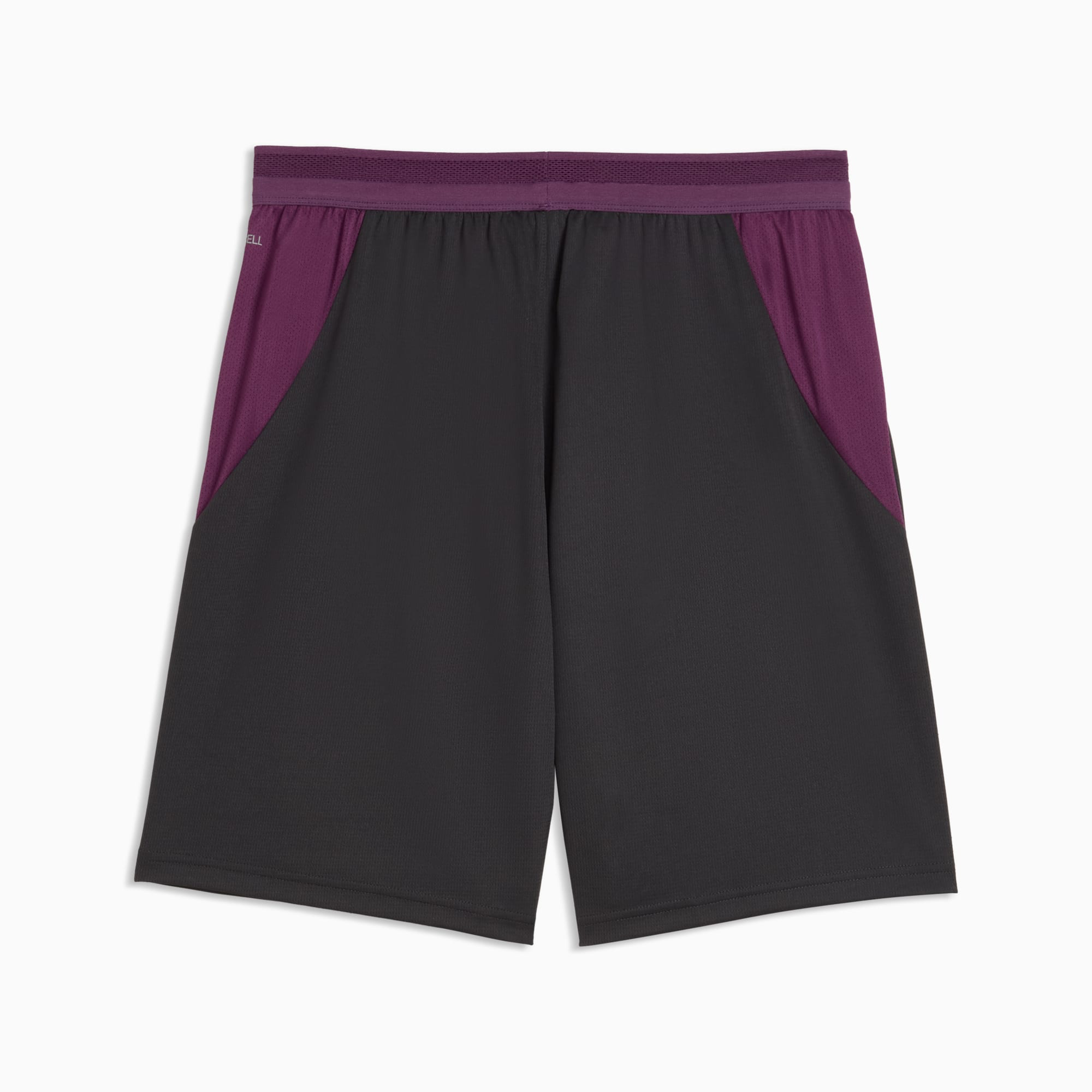 Mens Galatasaray Away Shorts 2026/27 Mens Galatasaray Away Shorts 2026/27 dark charcoal shorts back view showing plum waistband and dryCELL print