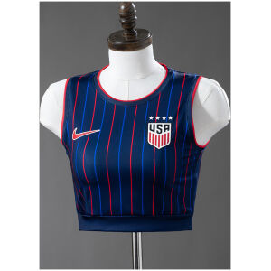 Womens USA Away Jersey 2025 Womens USA Singlet Kits Away Jersey 2025 front view on mannequin