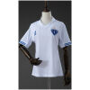 Womens Paysandu Away Jersey 2026/27 front view in white with blue Lobo logo and striped cuffs