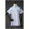 Womens Cruzeiro Away Jersey 2026/27 front view in white with blue stripes and 5-star crest