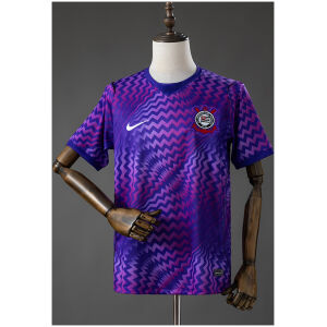 Mens Corinthians GK Purple Jersey 2026/27 Mens Corinthians GK Purple Jersey 2026/27 front view with purple zigzag graphics and club crest