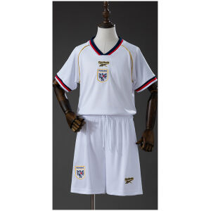 Kids Panama Away Kit 2026 full uniform set front view with white jersey and matching shorts