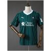 Mens Plymouth Argyle Home Jersey 2026/27 front view in dark pine green with pinstripes and Mayflower crest