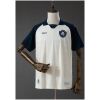Mens Clube do Remo Away Jersey 2026/27 front view in off-white with navy raglan sleeves and anchor crest