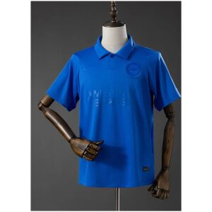 Mens Brighton & Hove Albion 125th Anniversary Jersey 2026/27 front view in monochromatic royal blue