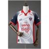 Mens Club Cerro Porteño Second Away Jersey 2026/27 front view with white body, navy sleeves, and red polo collar