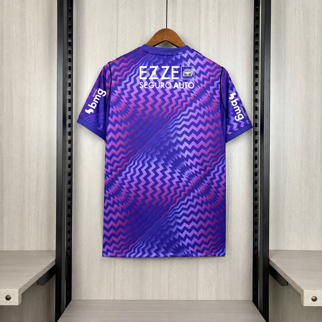 Mens Corinthians Purple All Sponsor Goalkeeper Jersey 2026/27 Mens Corinthians Purple All Sponsor Goalkeeper Jersey 2026/27 rear view showing authentic team styling