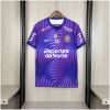 Mens Corinthians Purple All Sponsor Goalkeeper Jersey 2026/27 front view in purple with chevron waves and sponsors