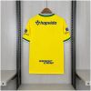 Mens Flamengo Yellow All Sponsor Jersey 2026/27 rear view showing authentic team styling