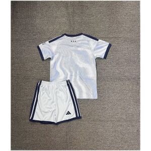 Kids Ajax Third Kit 2026/27 rear view of shirt and shorts