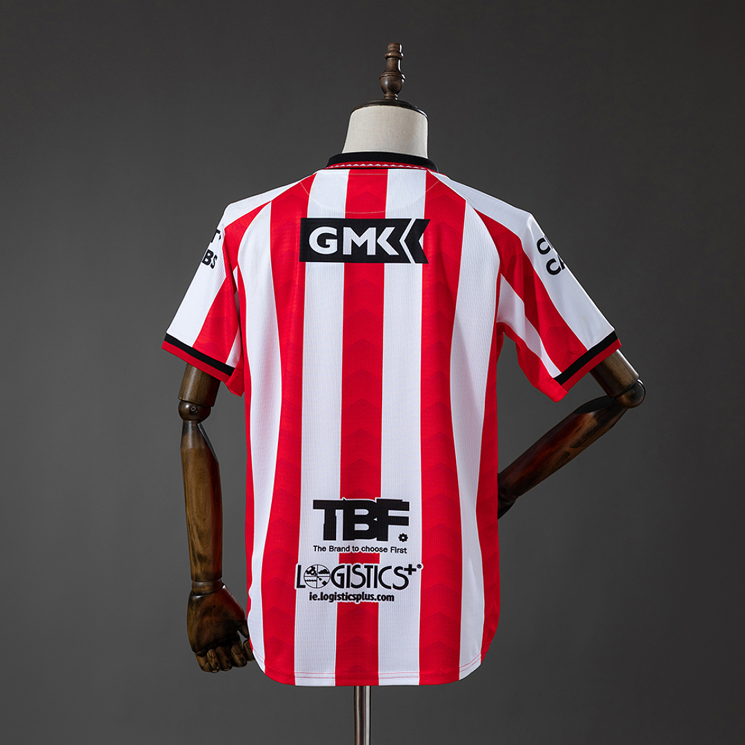 Mens Derry City Home Jersey 2026/27 Mens Derry City Home Jersey 2026/27 rear view showing authentic team styling