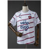 Mens Cerro Porteño Away Jersey 2026/27 front view in white with navy and red diagonal stripes
