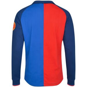 Mens Barcelona Long Sleeve Home Jersey 1999/00 rear view showing authentic team styling