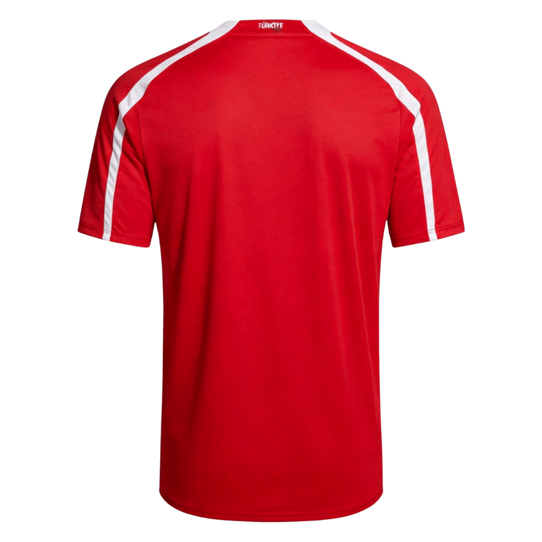 Mens Turkey Retro Home Jersey 2008 Mens Turkey Retro Home Jersey 2008 rear view showing authentic team styling
