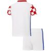 Kids Croatia Home Kit 2026 rear view of shirt and shorts