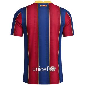 Mens Barcelona Retro Home Jersey 2020/21 rear view showing authentic team styling