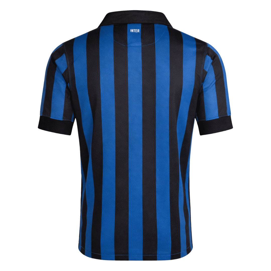 Mens Inter Milan Retro Home Jersey 2011/12 Mens Inter Milan Retro Home Jersey 2011/12 rear view showing authentic team styling