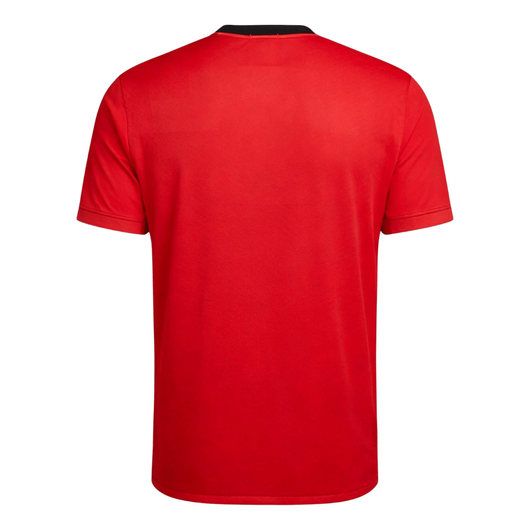 Mens Manchester United Retro Home Jersey 2009/10 Mens Manchester United Retro Home Jersey 2009/10 rear view showing authentic team styling