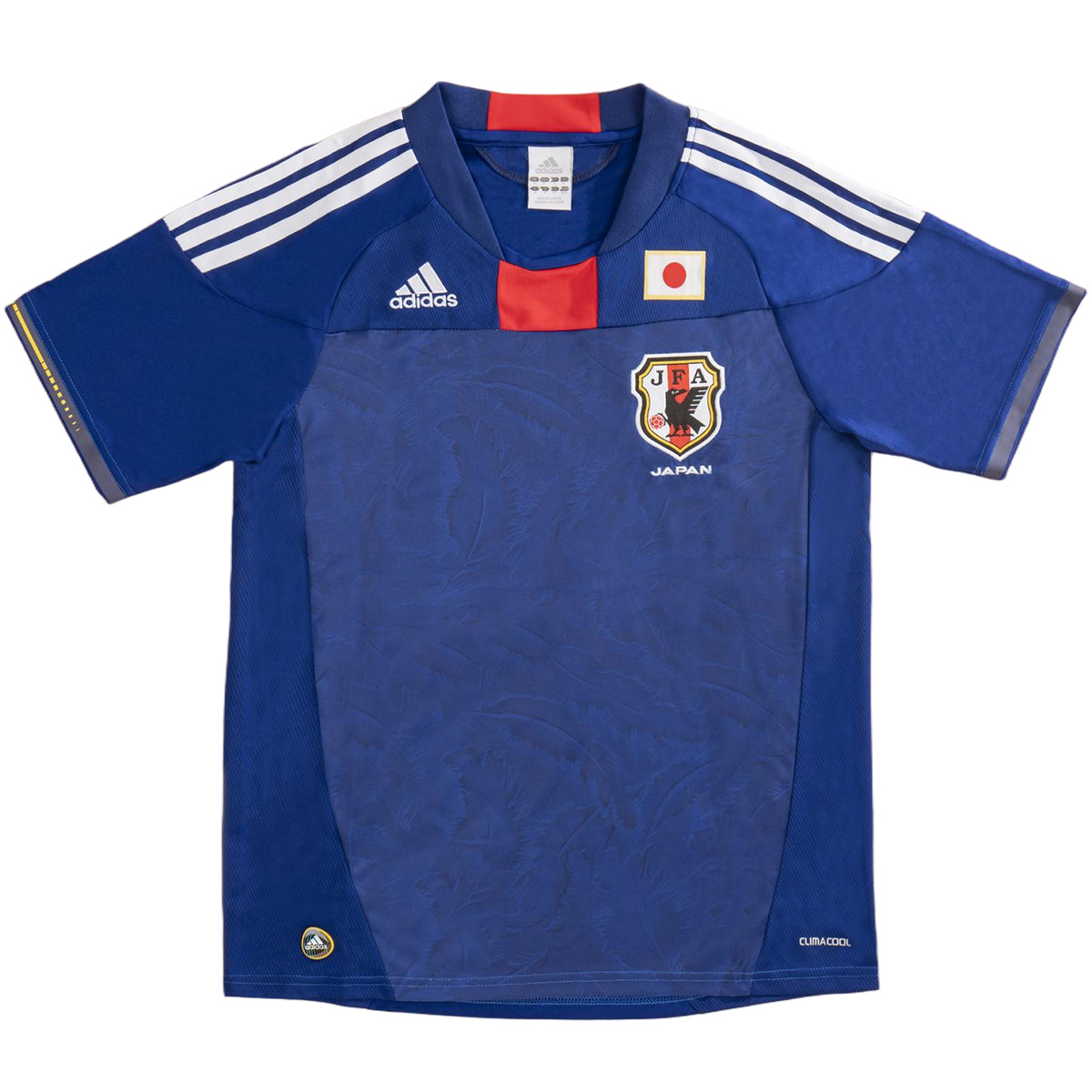 Mens Japan Retro Home Jersey 2010 Mens Japan Retro Home Jersey 2010 front view in Samurai Blue with Yatagarasu feather crest