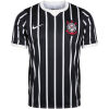 Mens Corinthians Away Jersey 2026 front view in black with white pinstripes and official club crest