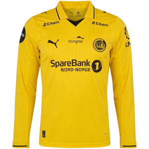 Mens FK Bodø/Glimt Long Sleeve Home Jersey 2026 front view in yellow