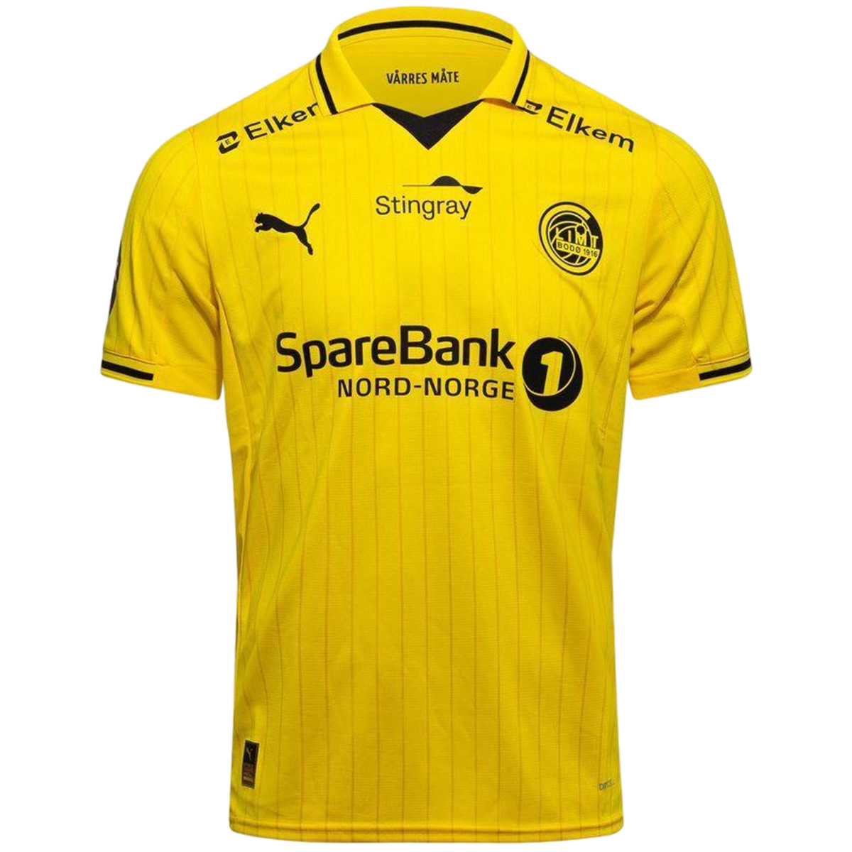 Mens FK Bodø/Glimt Home Jersey 2026 Mens FK Bodø/Glimt Home Jersey 2026 front view in vibrant yellow