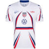 Mens USA Pre-Match Jersey 2026 front view in white with red and navy arch graphics and Volkswagen logo