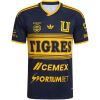 Mens Tigres UANL Away Jersey 2026/27 front view in navy and gold with Trefoil logo and block U crest