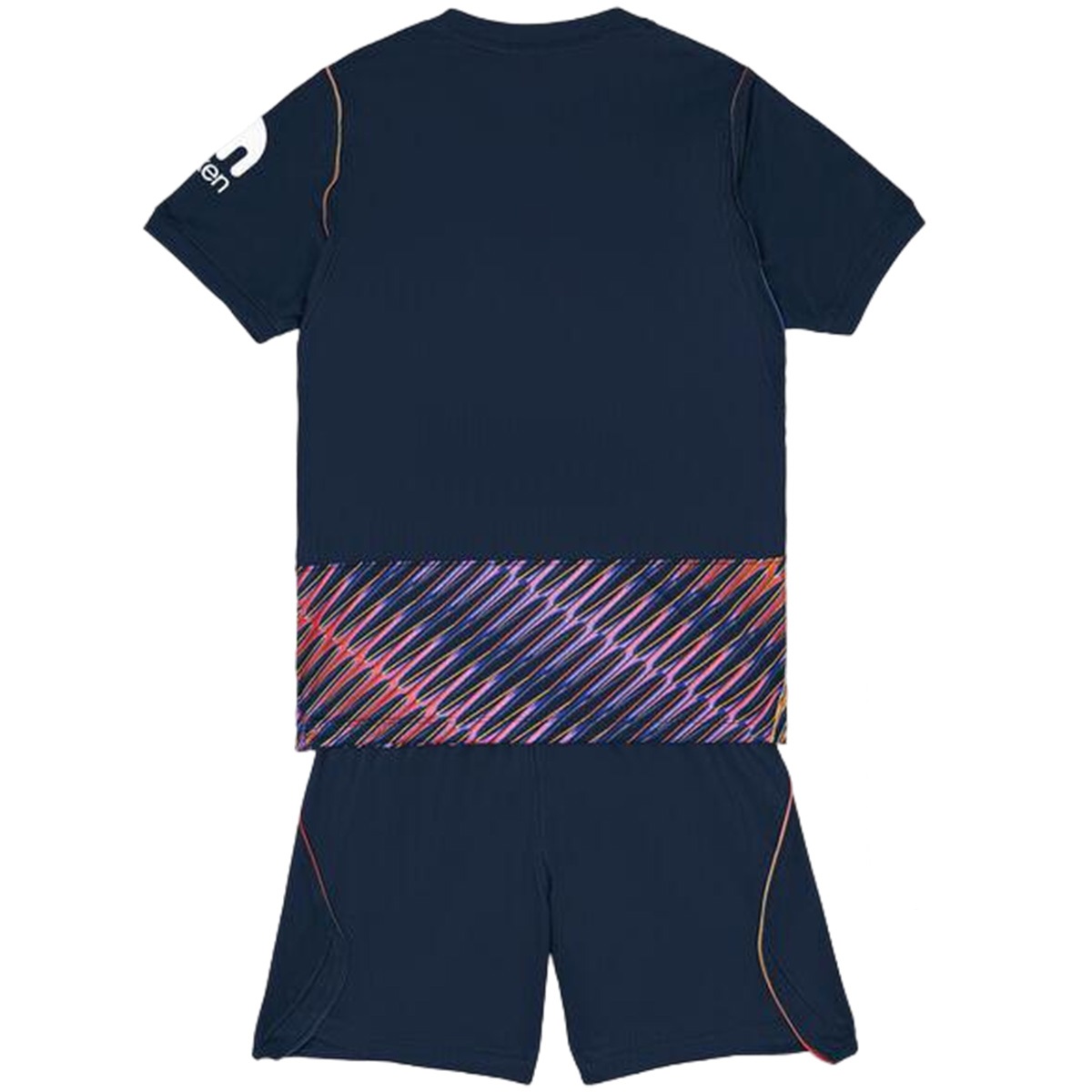 Kids Tottenham Hotspur Away Kit 2026/27 Kids Tottenham Hotspur Away Kit 2026/27 rear view of shirt and shorts