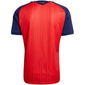 Mens Two Stars World Cup Spain Home Jersey 2026 rear view showing authentic team styling