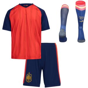 Mens World Cup Two Stars Spain Champion Uniform Home Kit 2026 rear view of shirt and shorts