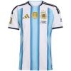 Mens World Cup Argentina Final Match With Patches Home Jersey 2026 front view with final match inscription and three-star crest