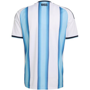Mens World Cup Argentina Final Match With Patches Home Jersey 2026 rear view showing authentic team styling