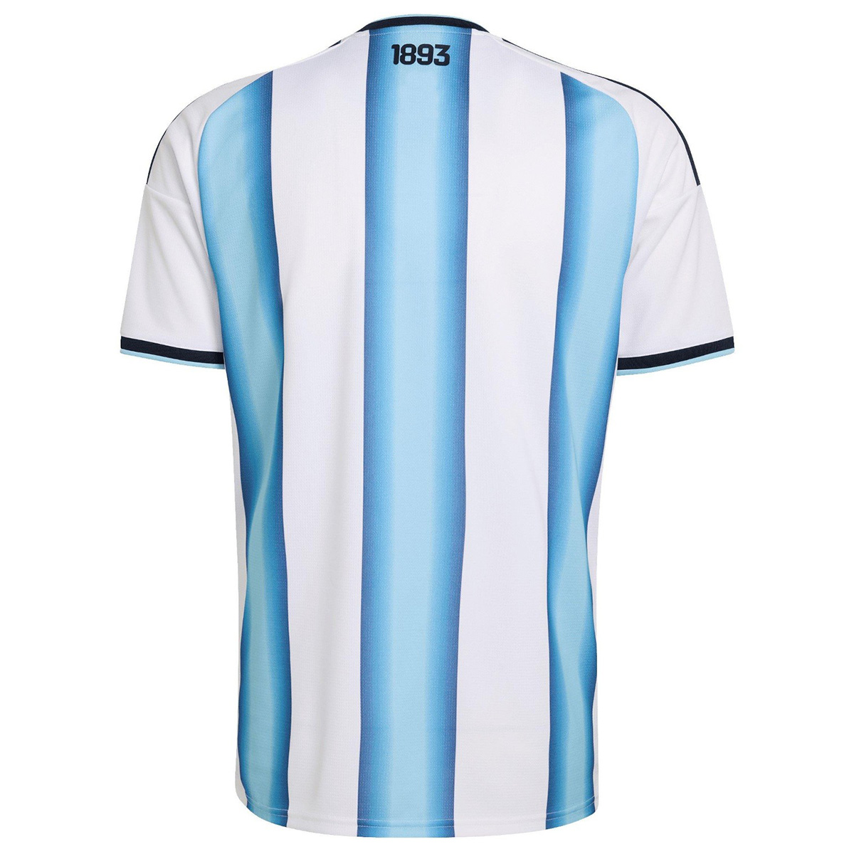 Mens World Cup Argentina Final Match With Patches Home Jersey 2026 Mens World Cup Argentina Final Match With Patches Home Jersey 2026 rear view showing authentic team styling