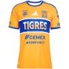 Mens Tigres UANL Home Jersey 2026/27 golden yellow shirt front view with royal blue chest band and TIGRES lettering