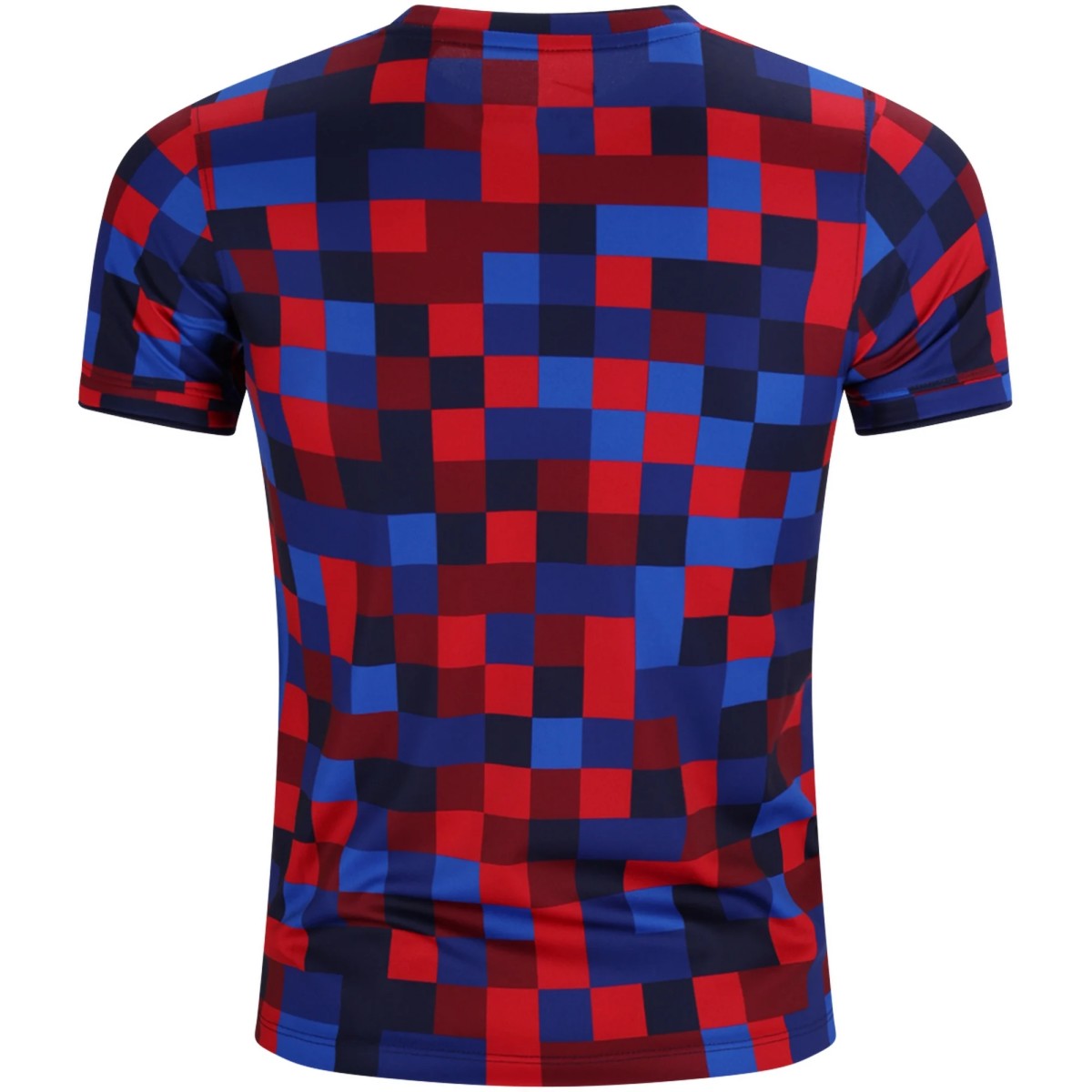 Mens Barcelona Pre-Match Jersey 2026/27 Mens Barcelona Pre-Match Jersey 2026/27 rear view showing authentic team styling