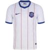 Mens Chelsea Third Jersey 2026/27 front view in white with red pinstripes