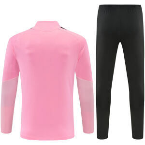 Mens Inter Miami Half-zip Pink Training Kit Suit 2026/27 rear view of shirt and shorts