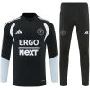 Mens Inter Miami Half-zip Black Training Kit Suit 2026/27 front view