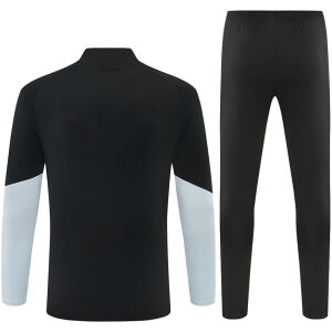 Mens Inter Miami Half-zip Black Training Kit Suit 2026/27 rear view of shirt and shorts