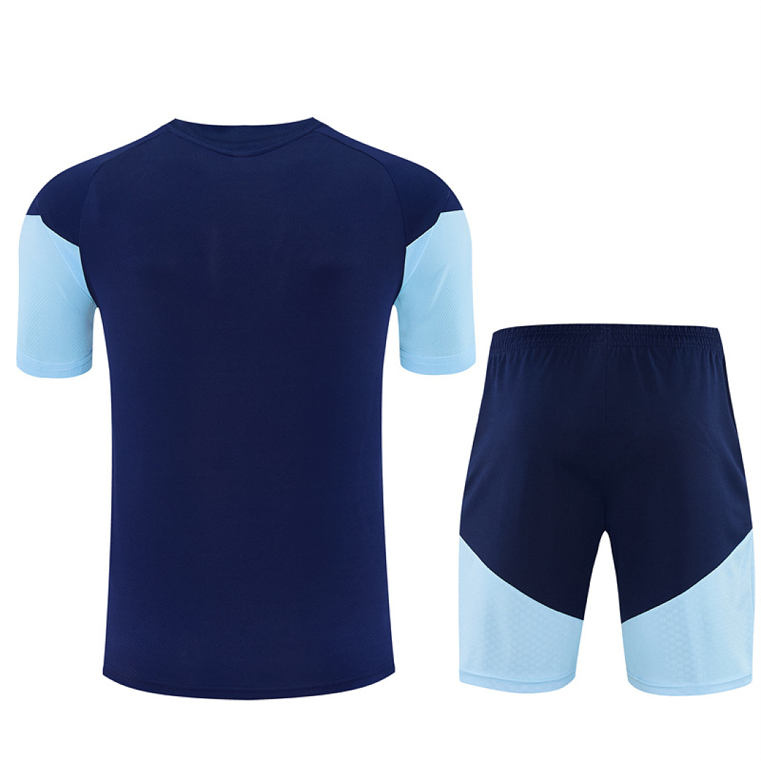 Mens Ajax Royal Blue Training Kit 2026/27 Mens Ajax Royal Blue Training Kit Kit 2026/27 rear view of shirt and shorts