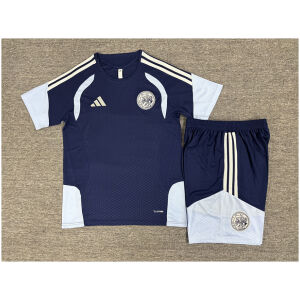 Kids Ajax Royal Blue Training Kit Kit 2026/27 rear view of shirt and shorts