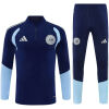 Mens Ajax Half-zip Royal Blue Training Kit Suit 2026/27 royal blue top and pants front view