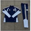 Kids Ajax Half-zip Royal Blue Training Kit Suit 2026/27 Kids Ajax Half-zip Royal Blue Training Kit Suit 2026/27 rear view of shirt and shorts