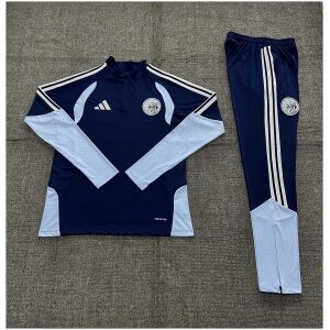 Kids Ajax Half-zip Royal Blue Training Kit Suit 2026/27 rear view of shirt and shorts