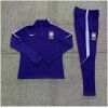 Kids South Korea Half-zip Purple Training Kit Suit 2026 Kids South Korea Half-zip Purple Training Kit Suit 2026 rear view of shirt and shorts
