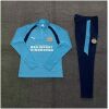Kids PSV Eindhoven Half-zip Light Blue Training Kit Suit 2026/27 Kids PSV Eindhoven Half-zip Light Blue Training Kit Suit 2026/27 rear view of shirt and shorts