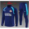 Kids PSV Eindhoven Half-zip Royal Blue Training Kit Suit 2026/27 blue top and pants front view