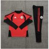 Kids Ajax Half-zip Red Training Kit Suit 2026/27 rear view of shirt and shorts
