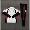 Kids Ajax Half-zip White Training Kit Suit 2026/27 rear view of shirt and shorts